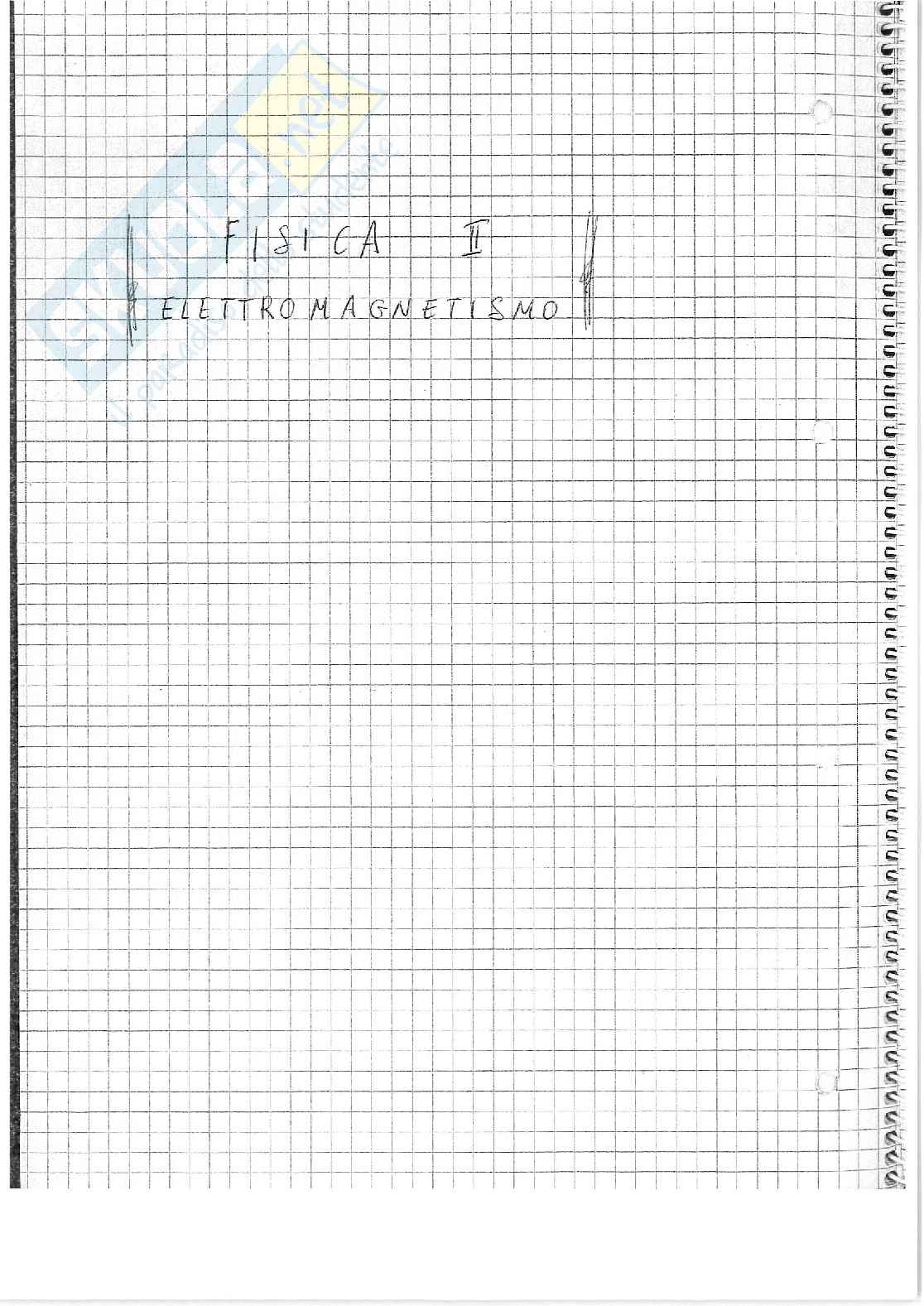 Il necessario per superare "Fisica Generale 2" - Appunti del prof. Massimo Della Pietra Pag. 1