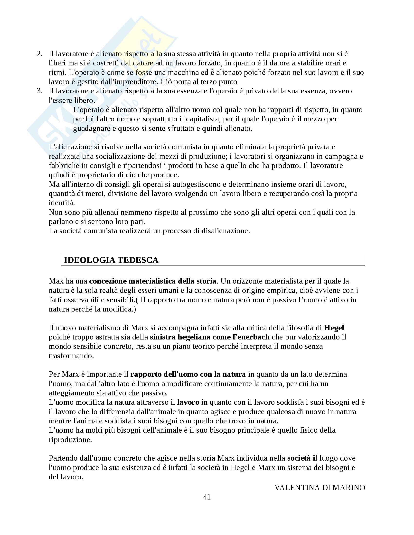 Storia della filosofia Pag. 41