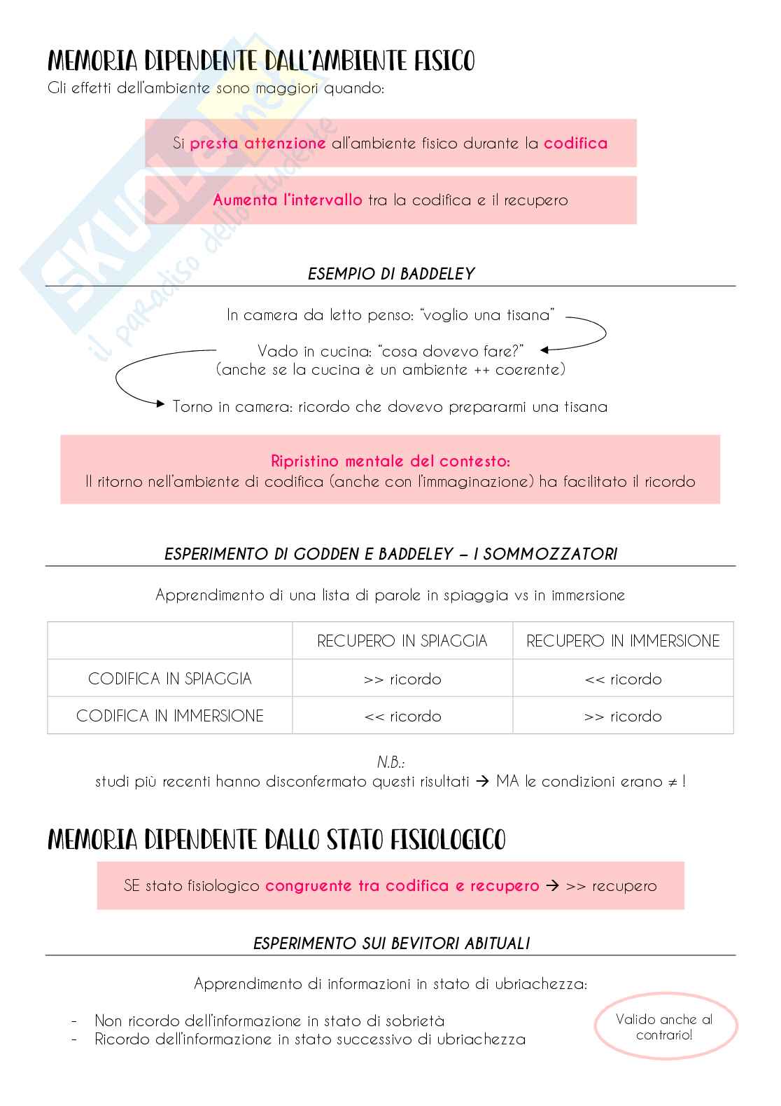Appunti di psicologia dell'apprendimento e della memoria Pag. 76