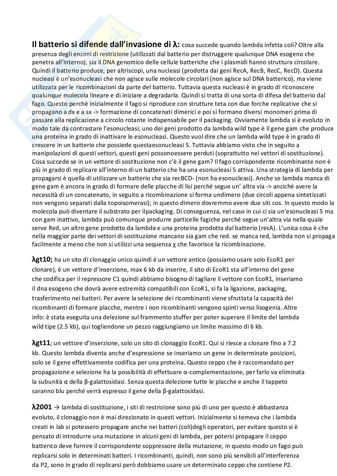 Tecnologia del DNA ricombinante Pag. 76