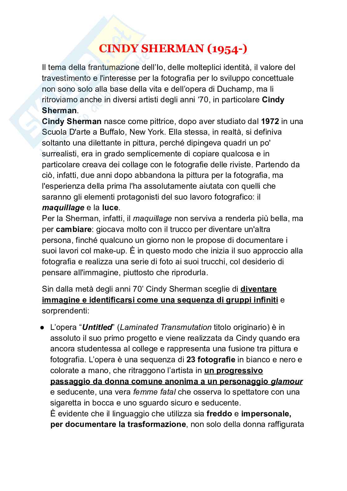 Appunti Storia della fotografia 2 Pag. 16