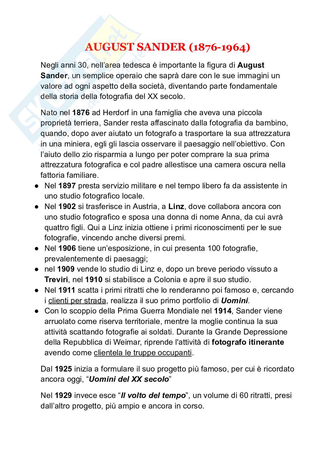 Appunti Storia della fotografia 2 Pag. 26