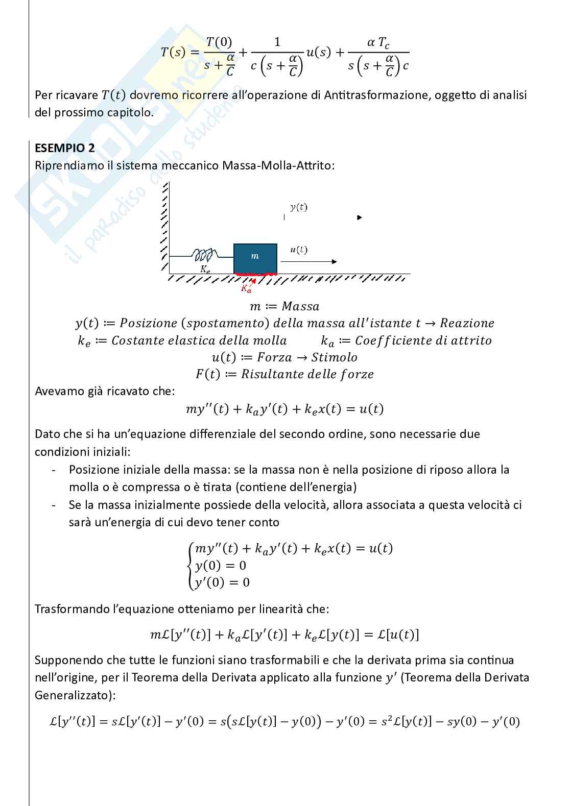 Controlli automatici, parte 2 - Numeri complessi e trasformata di Laplace Pag. 21