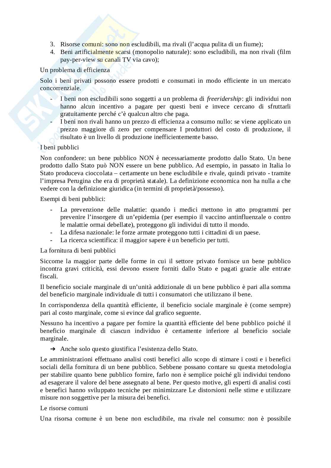 Riassunto esame Microeconomia, Prof. Zirulia Lorenzo, libro consigliato Microeconomia , Krugman, Wells  Pag. 66