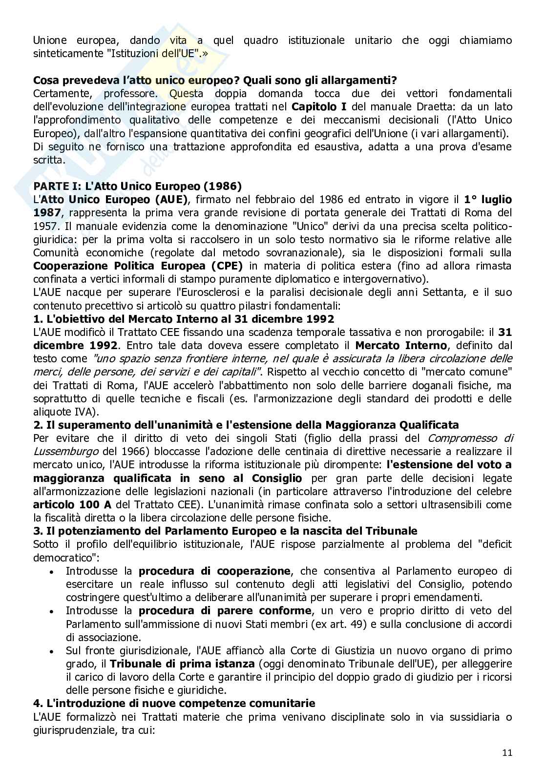Diritto dell'Unione Europea Pag. 11
