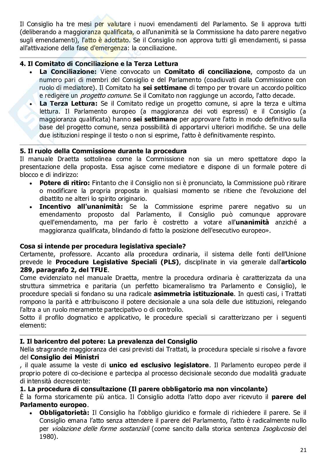 Diritto dell'Unione Europea Pag. 21