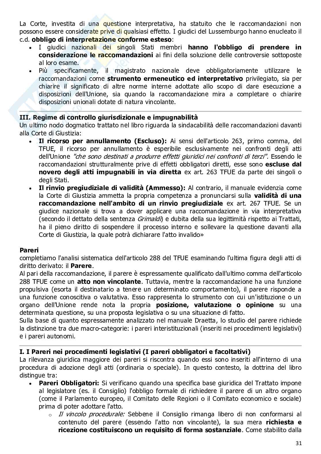 Diritto dell'Unione Europea Pag. 31