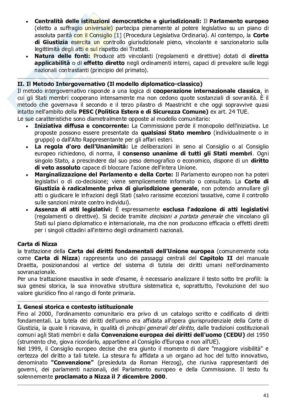 Diritto dell'Unione Europea Pag. 41