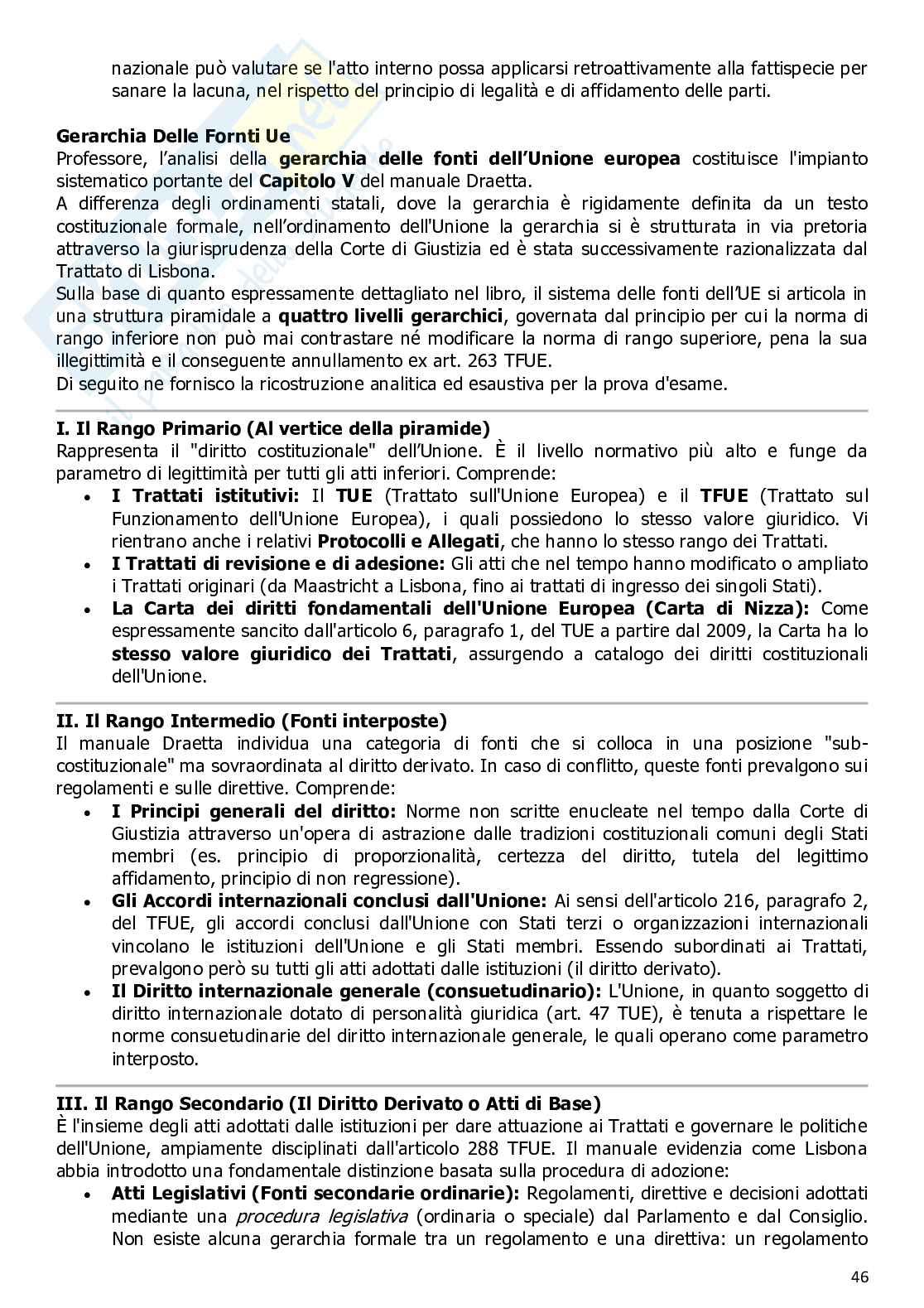 Diritto dell'Unione Europea Pag. 46