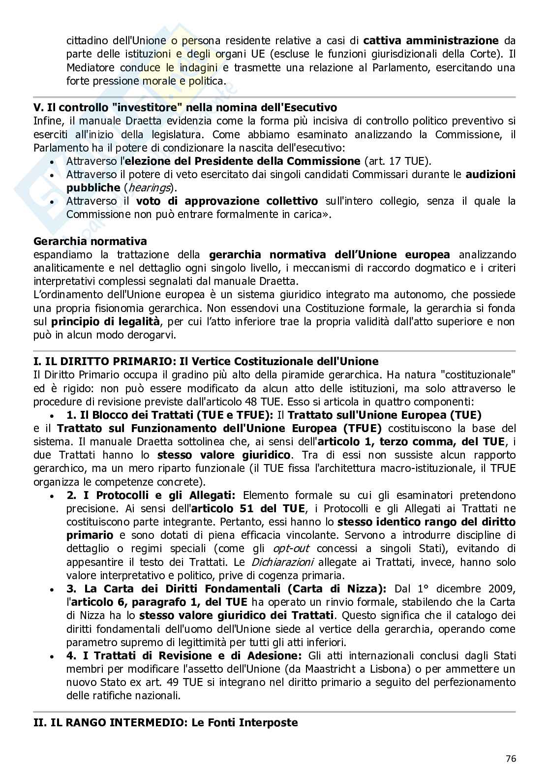 Diritto dell'Unione Europea Pag. 76