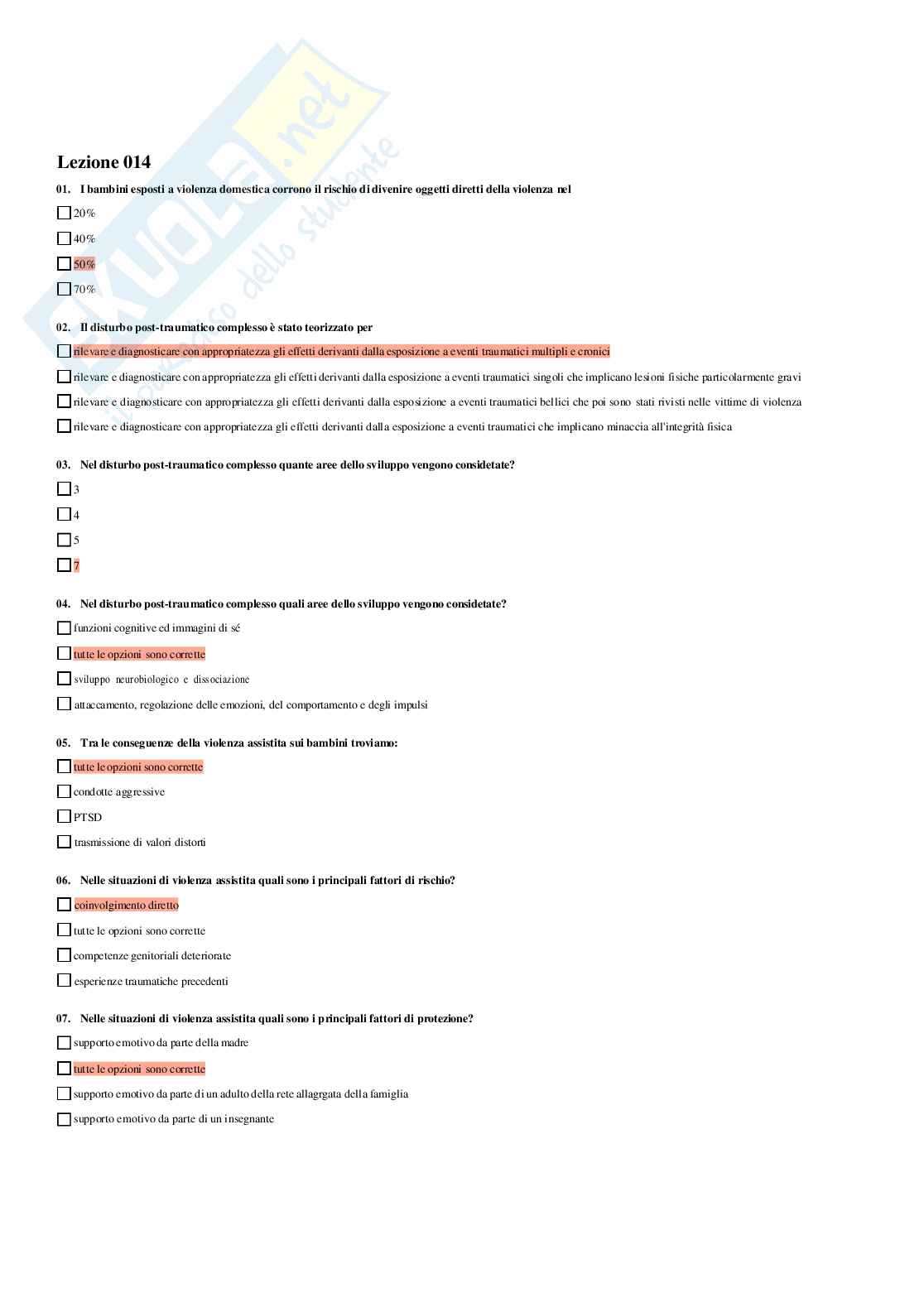 Violenza di Genere - Paniere compilato Pag. 16