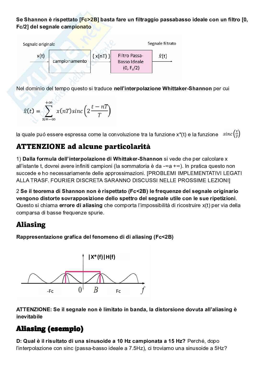 Appunti Elaborazione di segnali biomedici Pag. 26