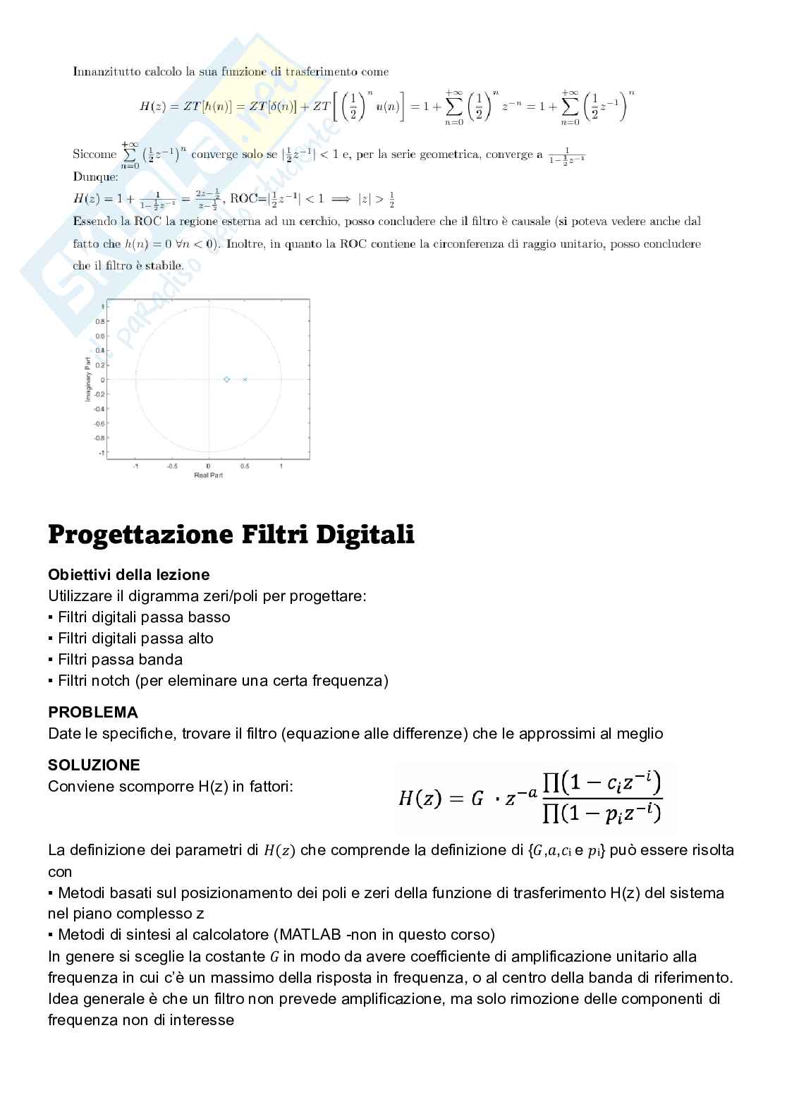 Appunti Elaborazione di segnali biomedici Pag. 76