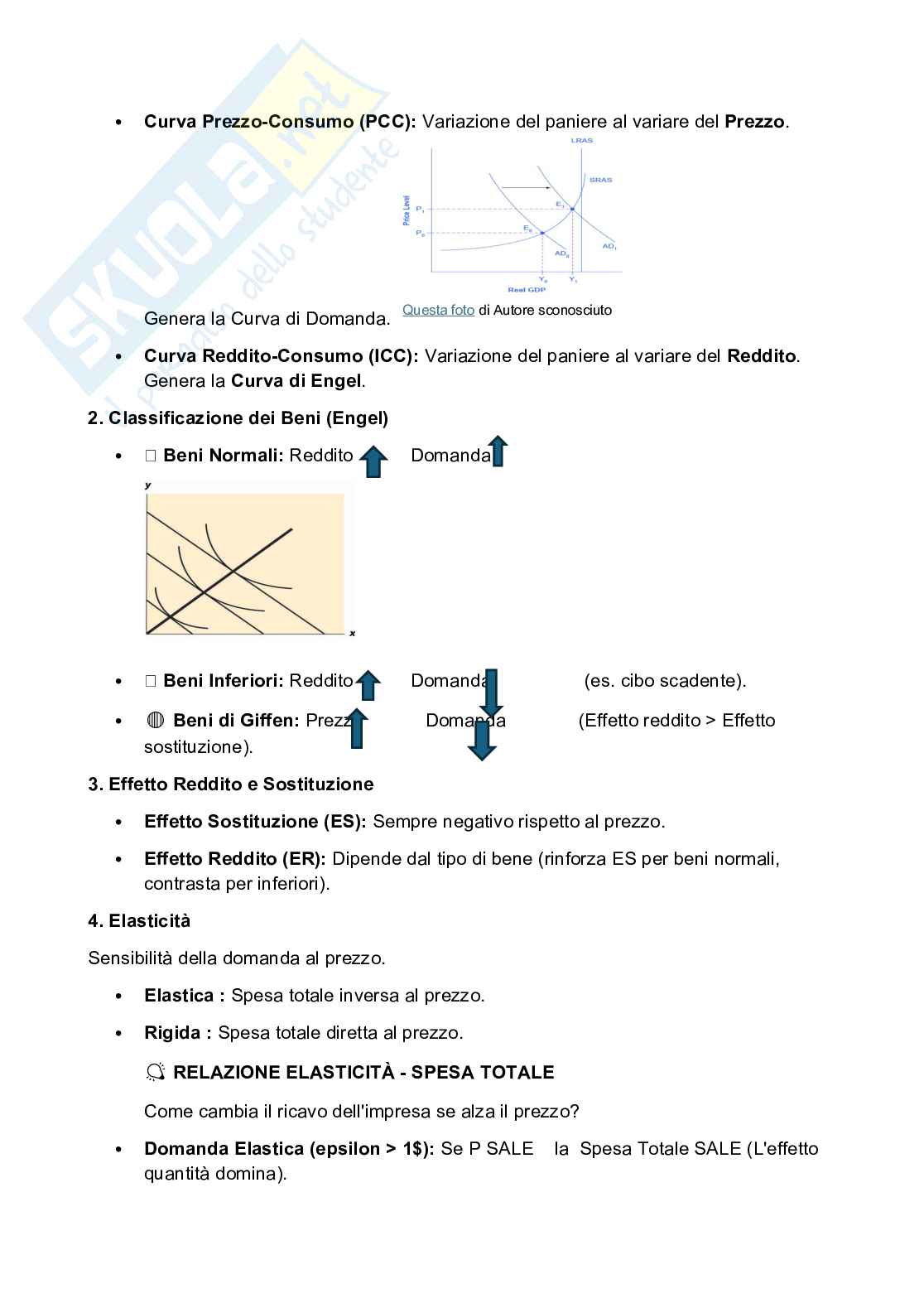 Riassunto esame Microeconomia, Prof. Beltrametti Luca, libro consigliato Microeconomia, Frank, Cartwright, Piras Pag. 6