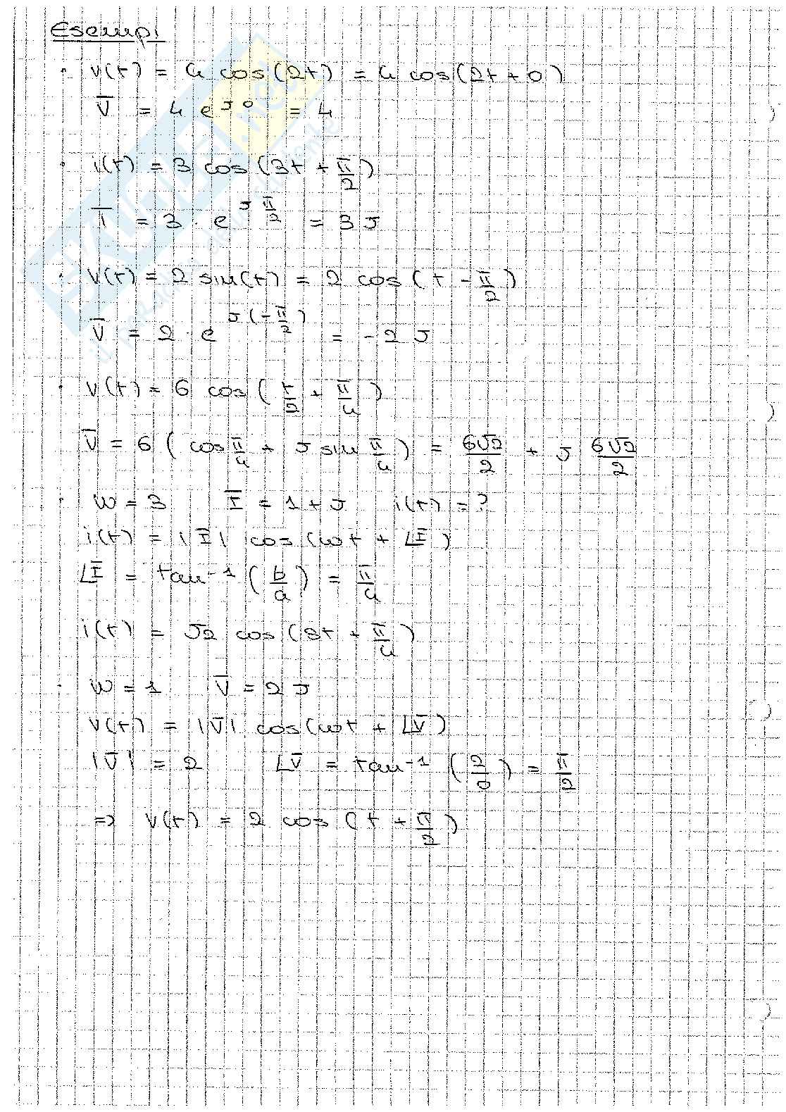 Teoria Elettrotecnica - Secondo parziale Pag. 16