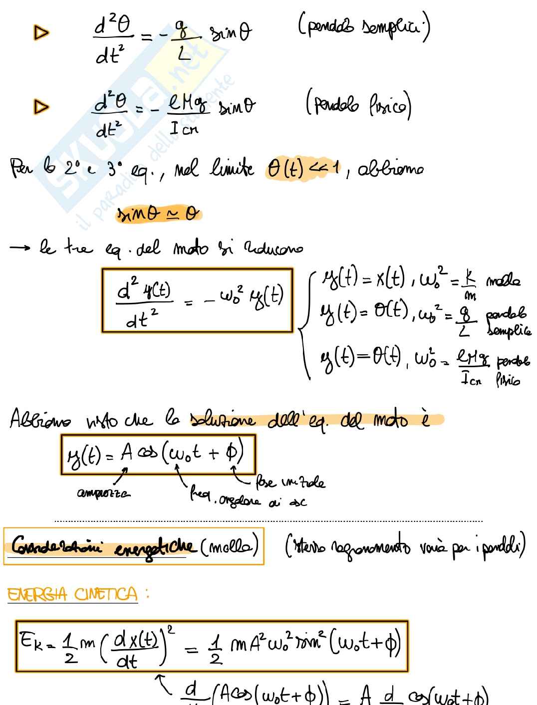 Appunti Fisica generale, I semestre - seconda parte Pag. 2
