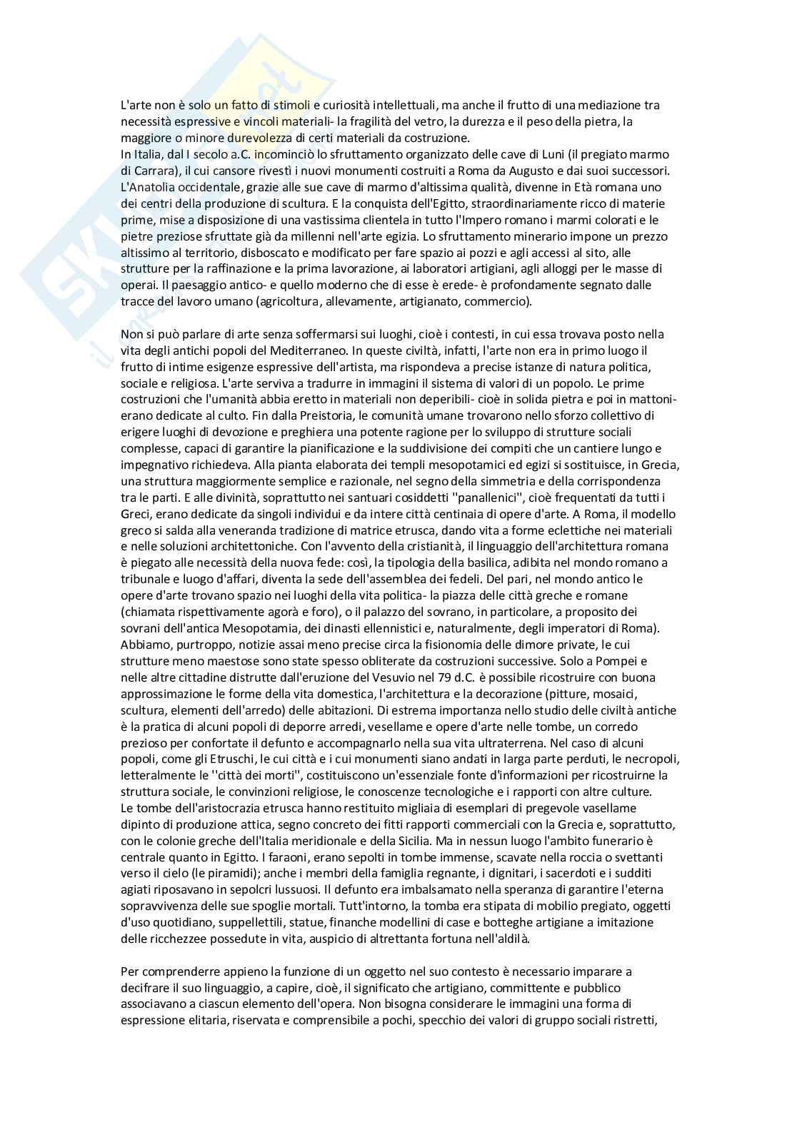 Storia dell'arte antica: dalla Preistoria a Roma Pag. 2