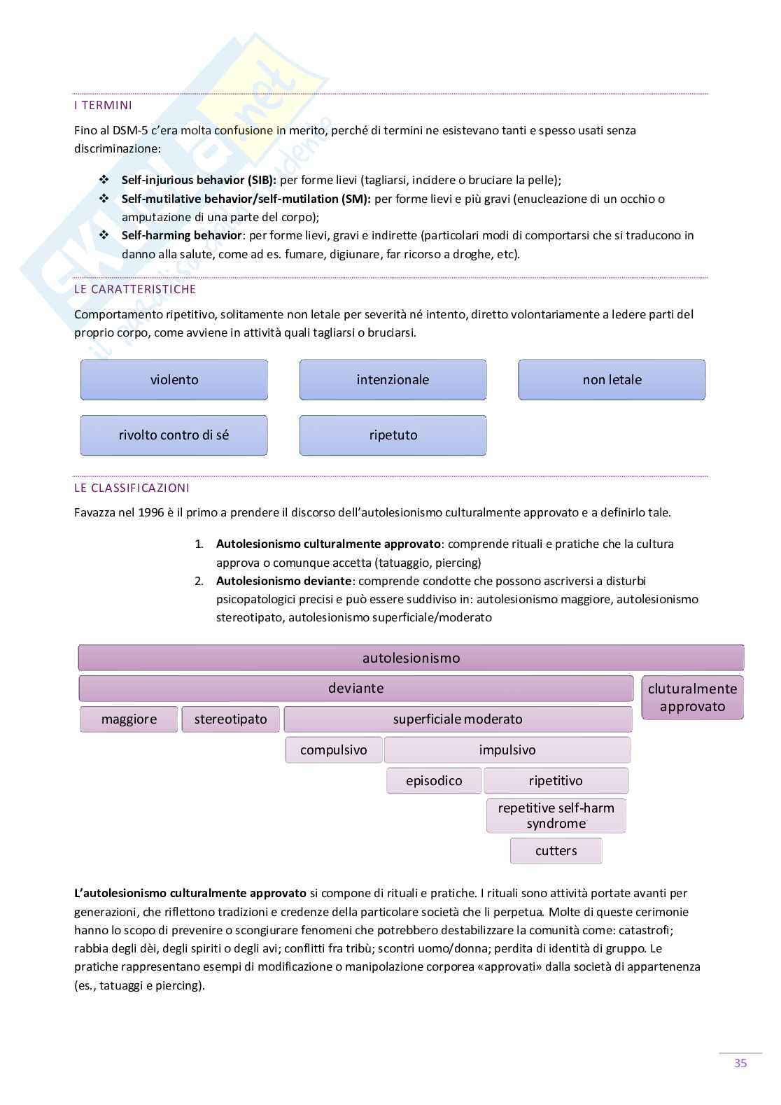 Psicologia clinica - Appunti lezione Pag. 36