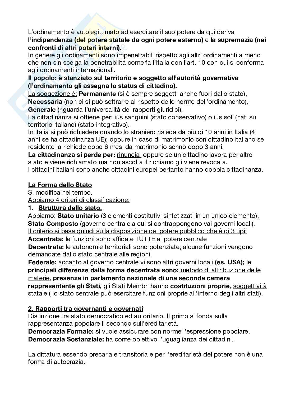 Schemi esame Istituzioni di diritto pubblico Pag. 2