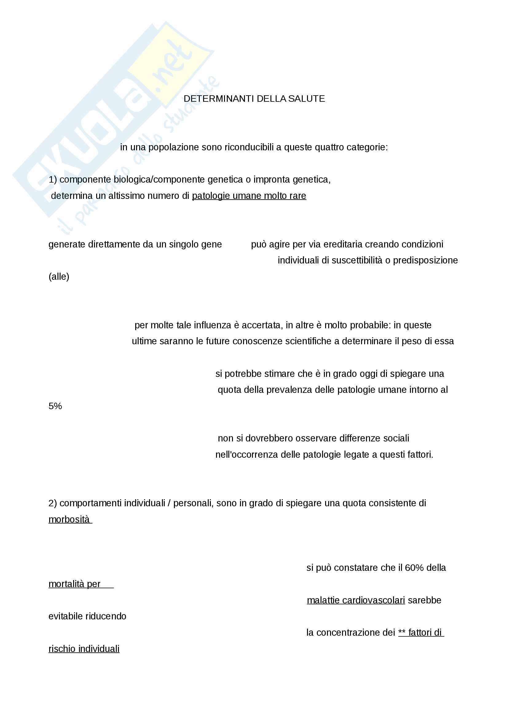 Riassunto esame Igiene e medicina sociale, prof. Devoti,  libro consigliato Argomenti di igiene”, Devoti Pag. 6