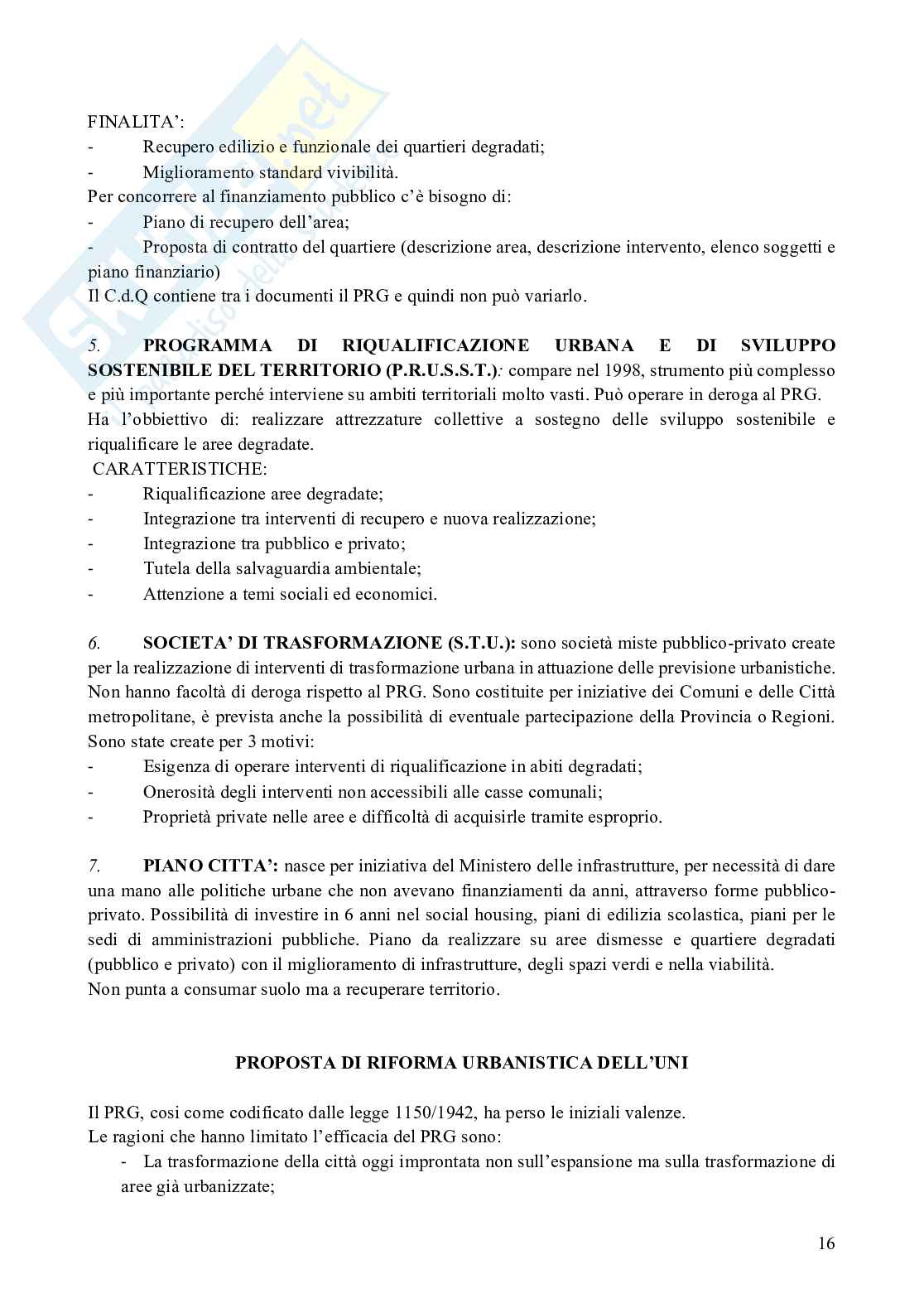 Riassunto esame esame di stato per l'abilitazione alla professione di architetto, Prof. Ceccarelli Francesco, libro consigliato Prontuario tecnico urbanistico amministrativo, Alberto Fabio Ceccarelli Pag. 16