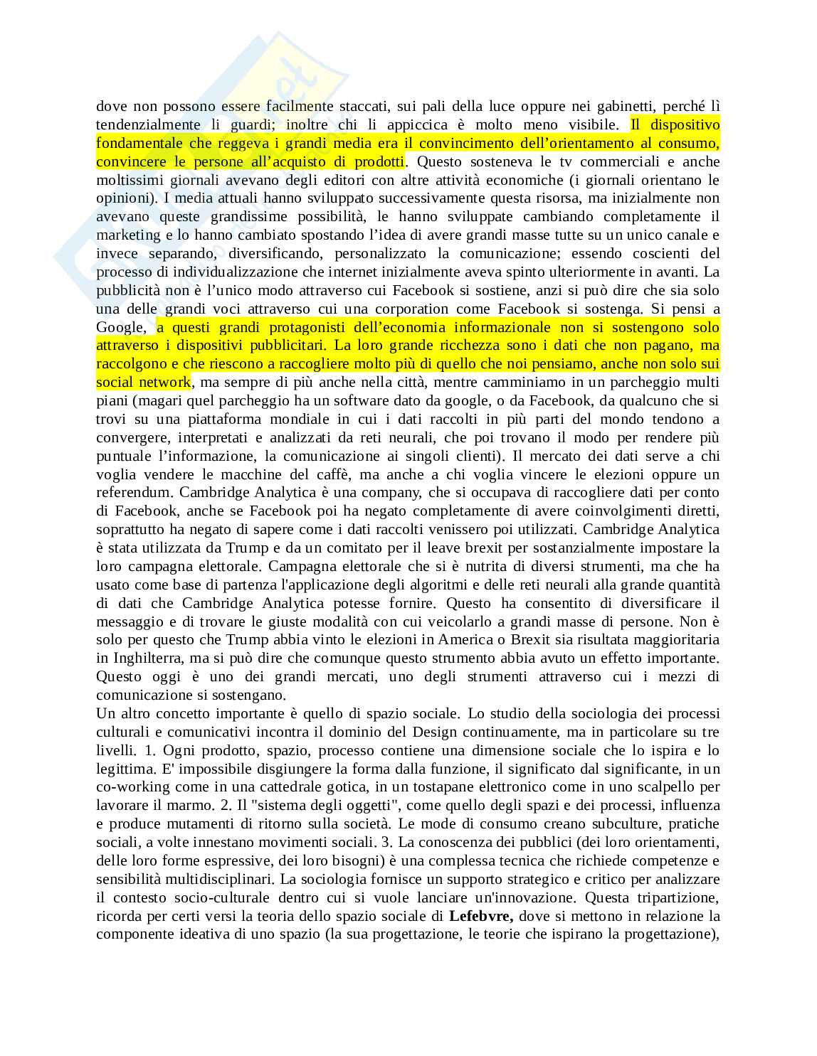 Sociologia generale e dell'innovazione digitale Pag. 16