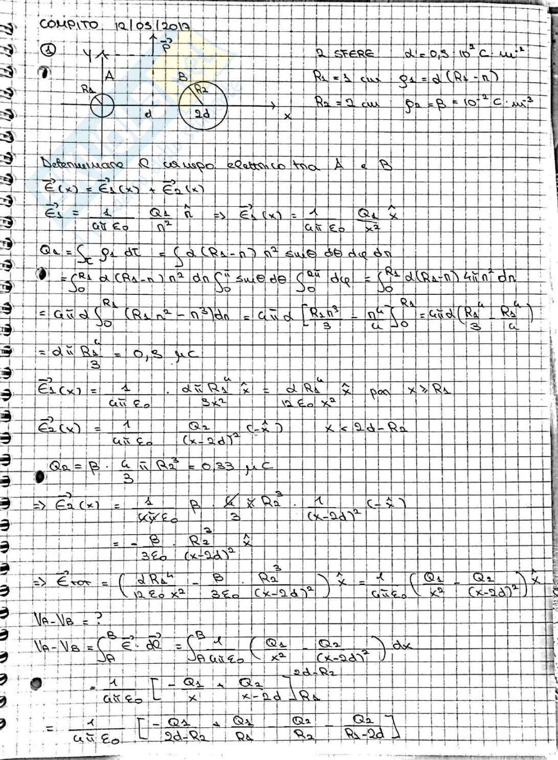 Esercizi Fisica 2 Pag. 1