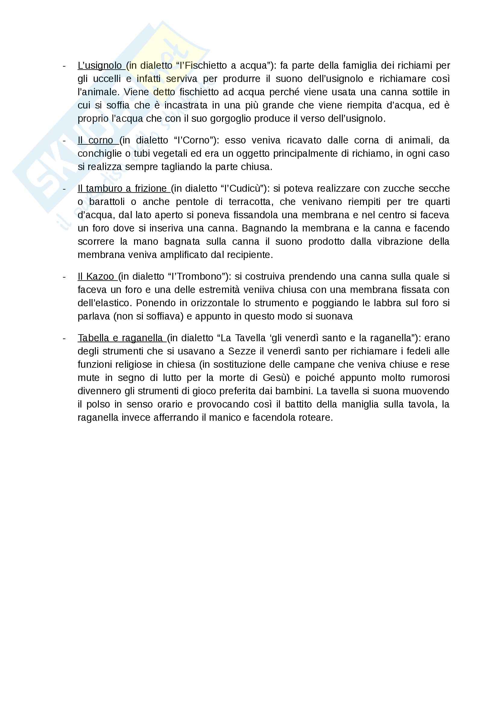 Riassunto esame Ludoteconomia, prof. De Angelis, libro consigliato Il museo del giocattolo di Sezze, De Angelis Pag. 11