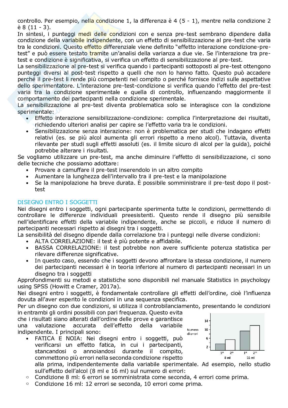 Riassunto esame Metodologia della ricerca psicologica, Prof. Menardo Elisa, libro consigliato Metodologia della ricerca in psicologia, Howitt, Cramer Pag. 41