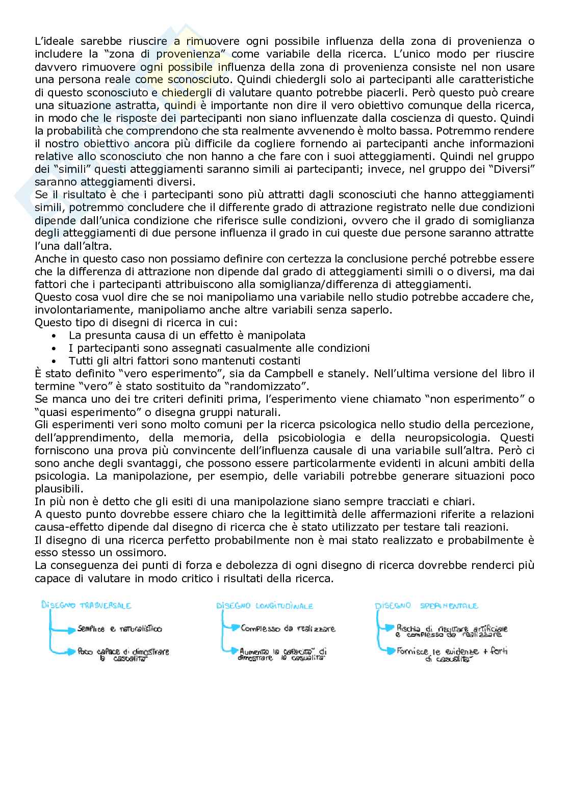 Riassunto esame Metodologia della ricerca psicologica, Prof. Menardo Elisa, libro consigliato Metodologia della ricerca in psicologia, Howitt, Cramer Pag. 6