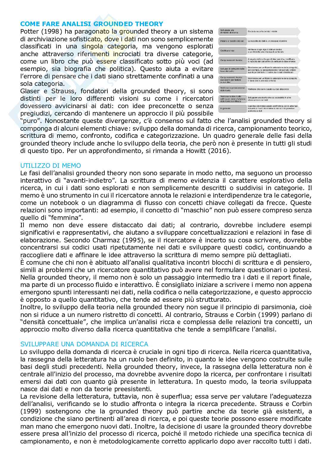 Riassunto esame Metodologia della ricerca psicologica, Prof. Menardo Elisa, libro consigliato Metodologia della ricerca in psicologia, Howitt, Cramer Pag. 91