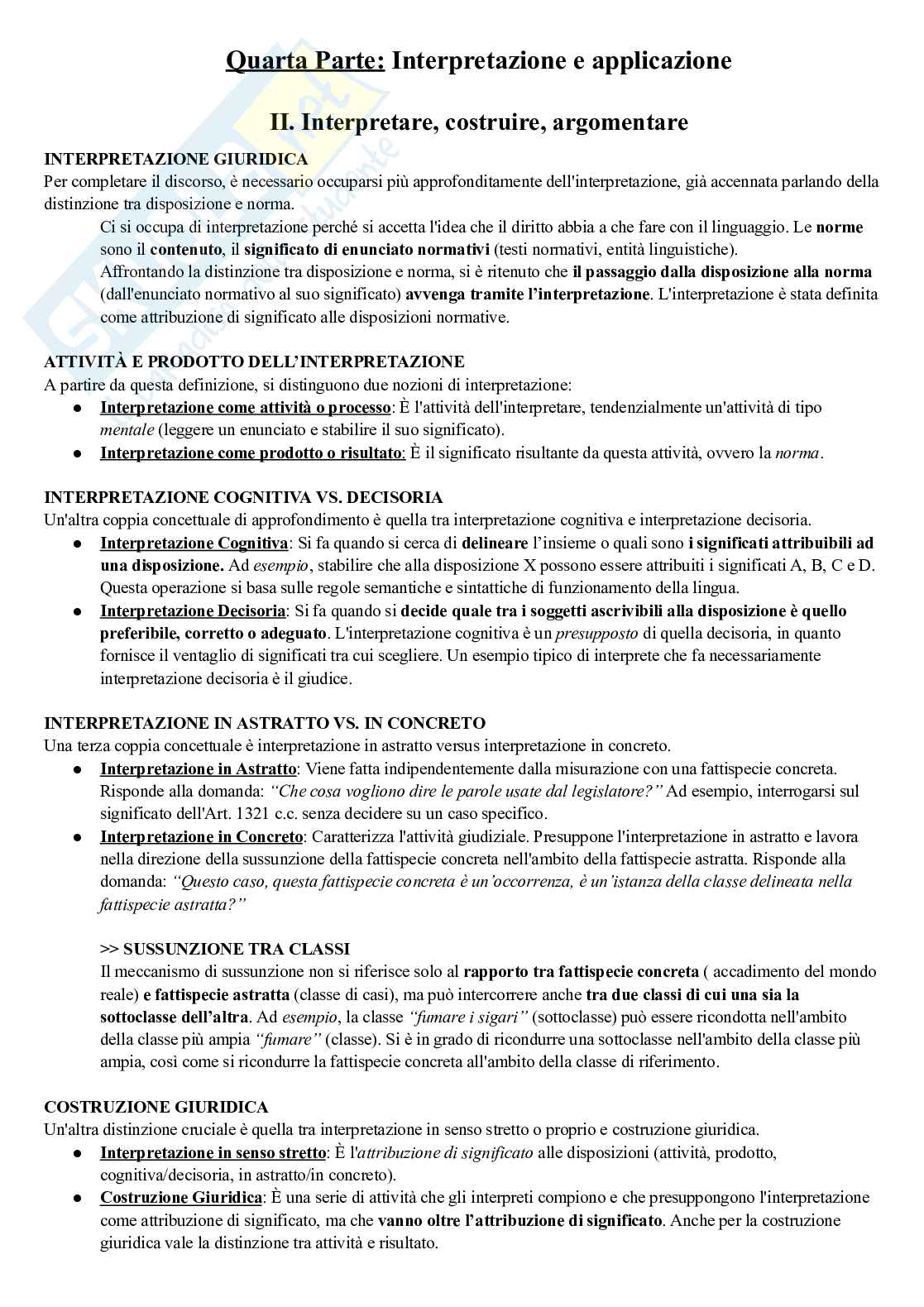 Riassunto esame Filosofia del diritto , Prof. Velluzzi Vito, libro consigliato Filosofia del diritto positivo, Guastini Pag. 11