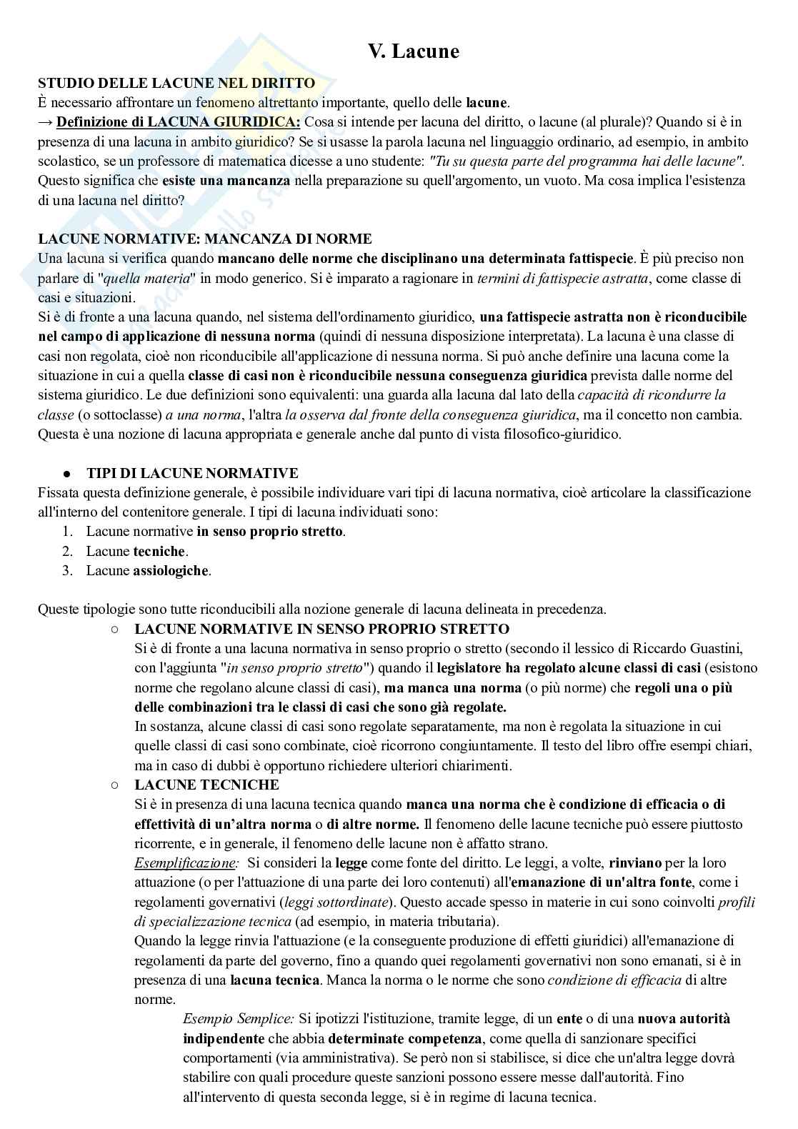 Riassunto esame Filosofia del diritto , Prof. Velluzzi Vito, libro consigliato Filosofia del diritto positivo, Guastini Pag. 26