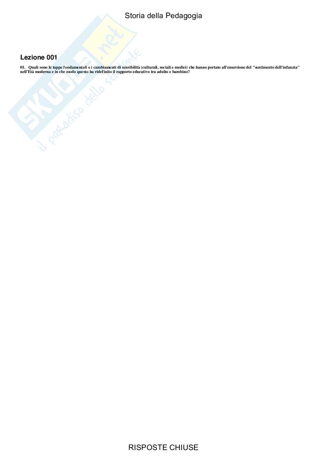 Storia della pedagogia - Paniere compilato Pag. 2