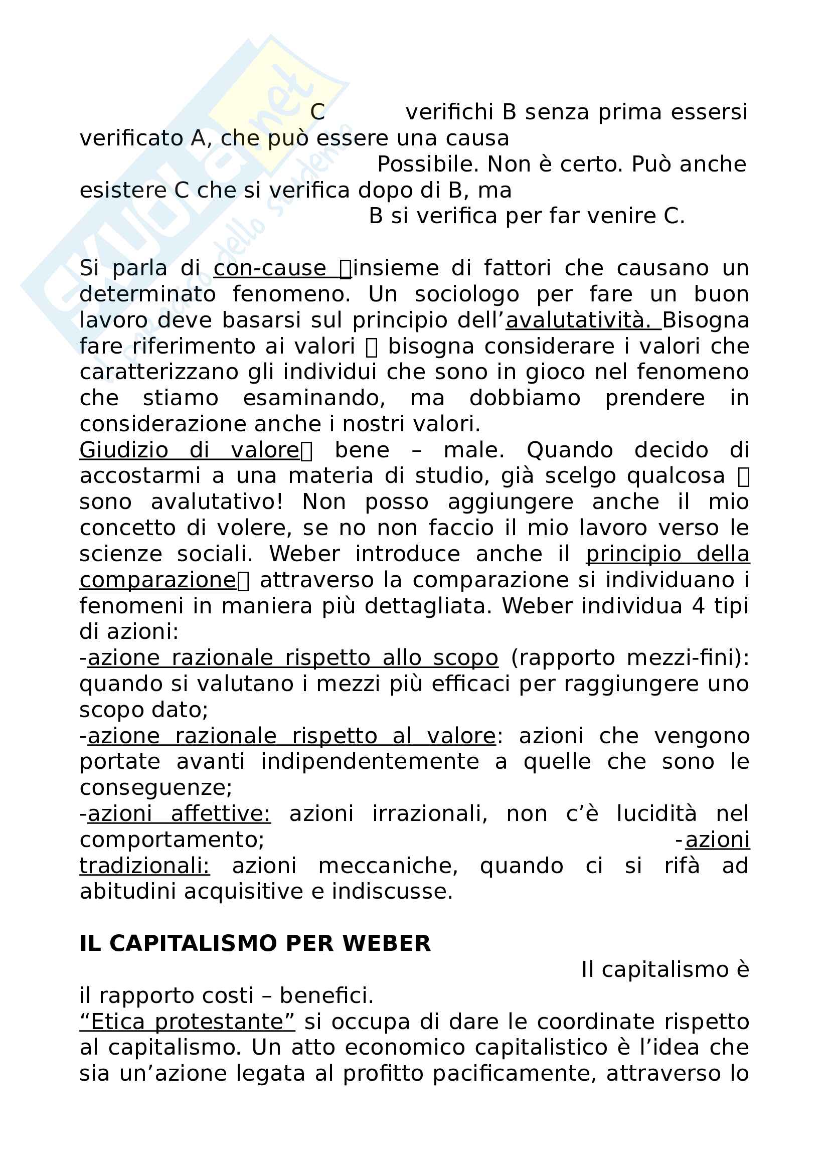 Riassunto esame Sociologia, prof. Mostaccio, libro consigliato Sociologia economica, volumi I e II, Trigilia Pag. 26