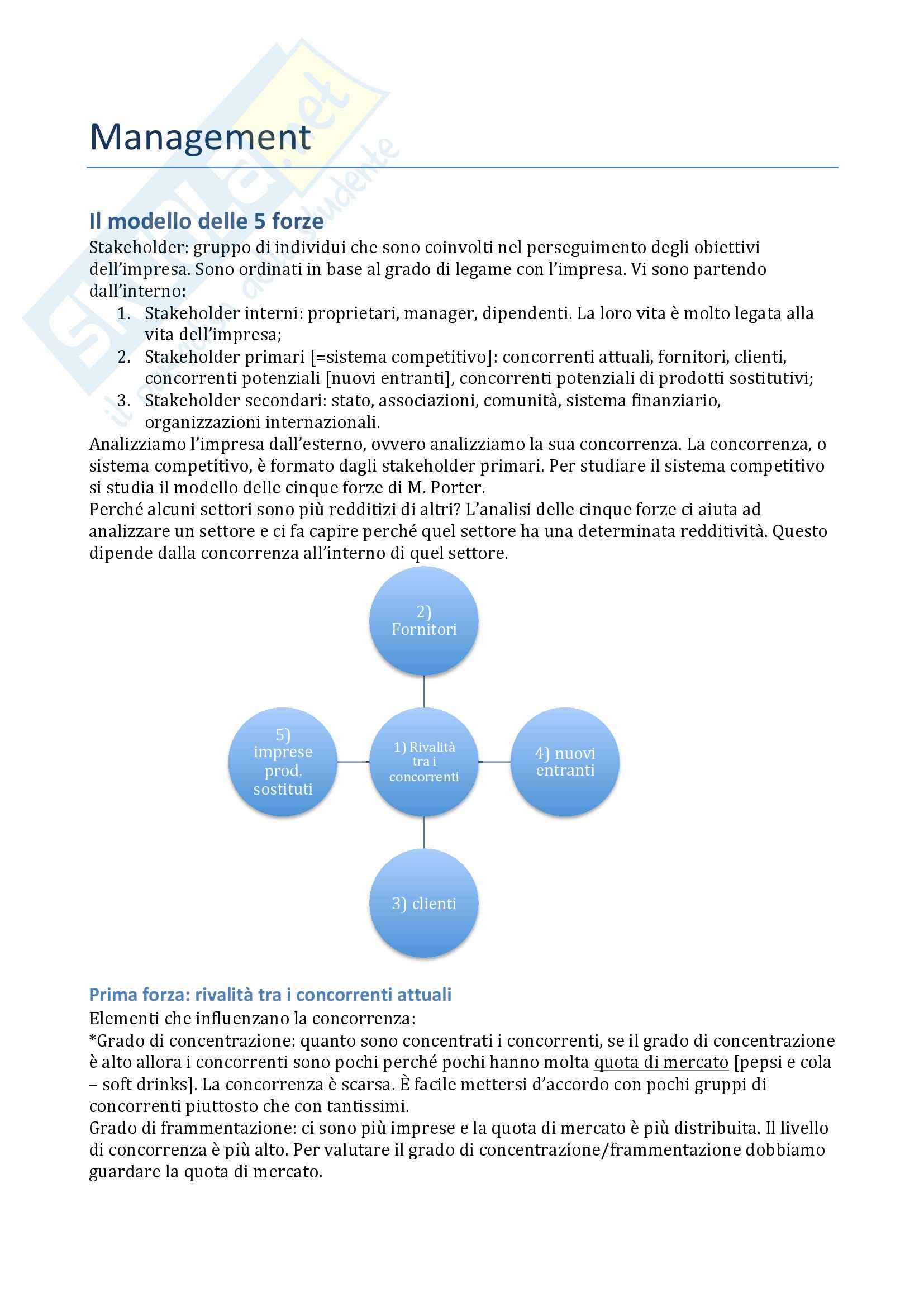 Economia aziendale - Appunti parziale II Pag. 1