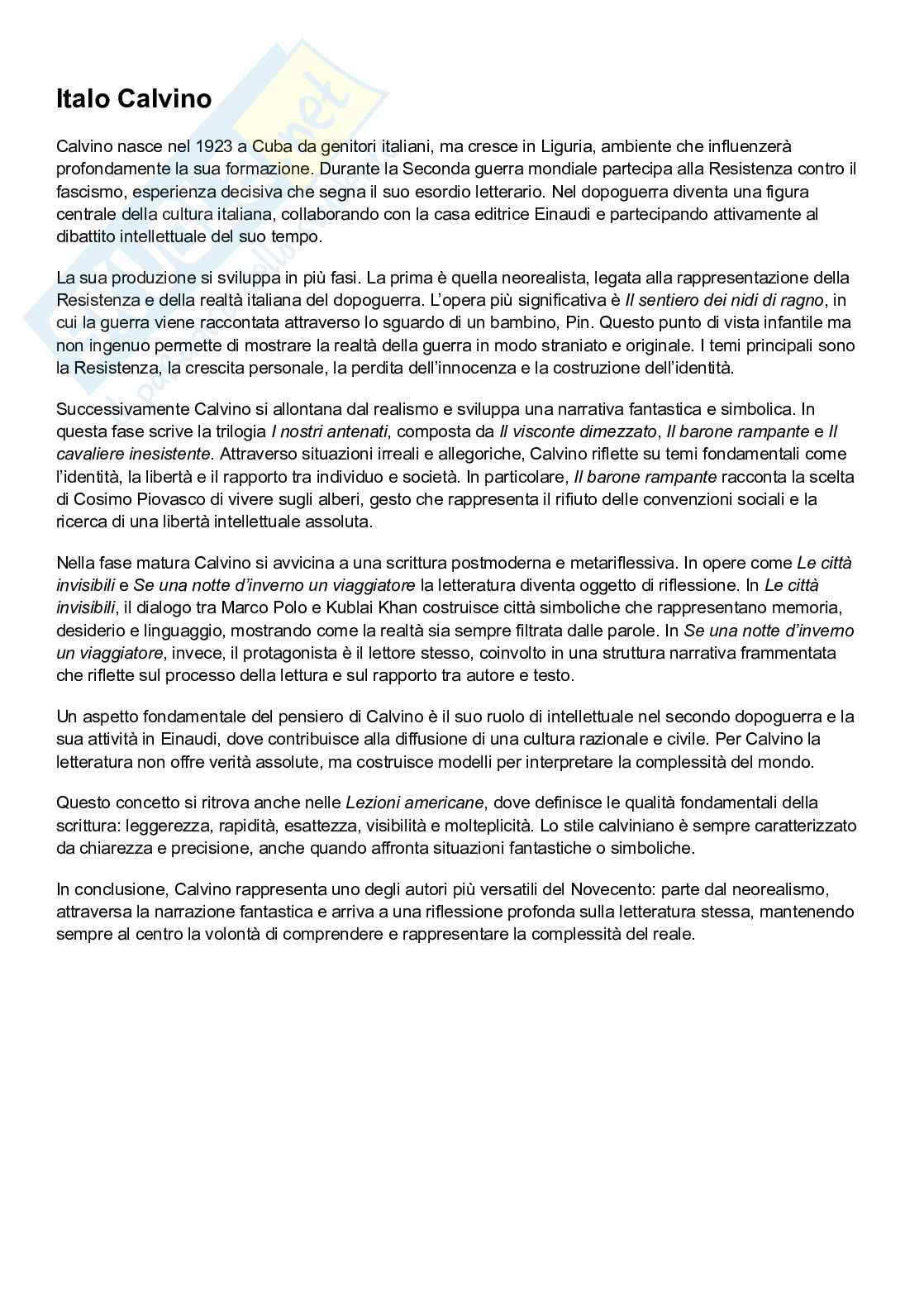 Letteratura italiana Pag. 26