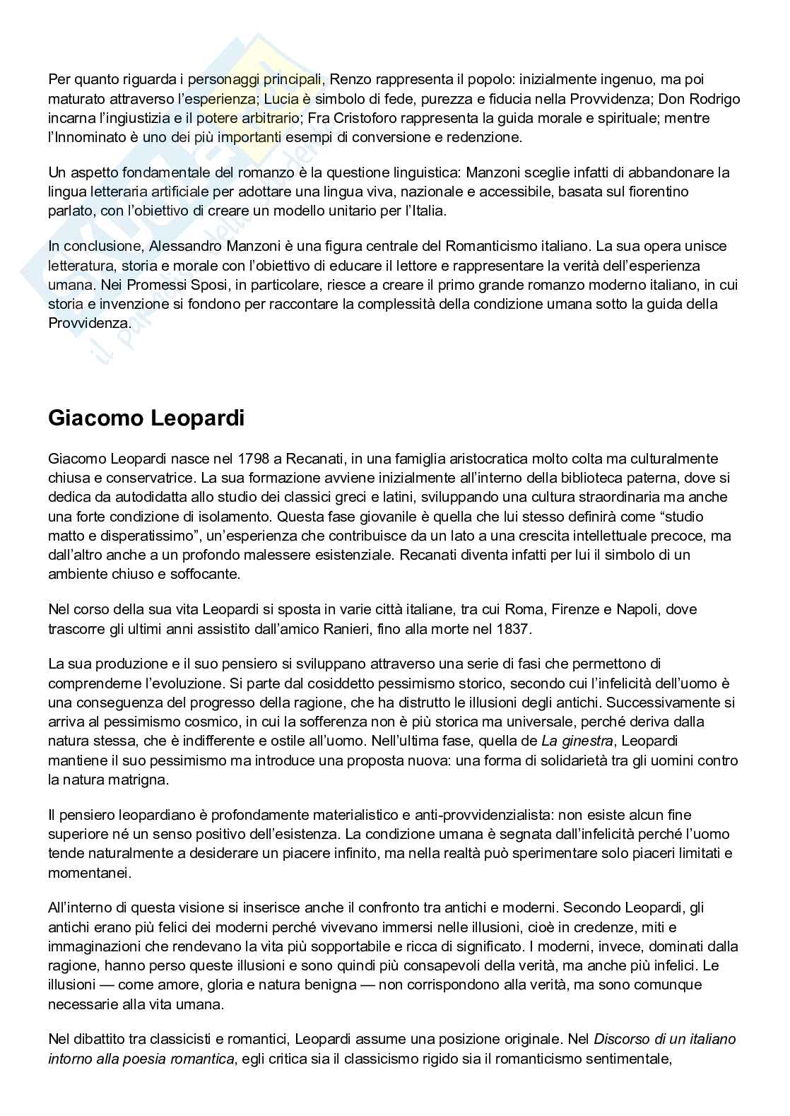 Letteratura italiana Pag. 6