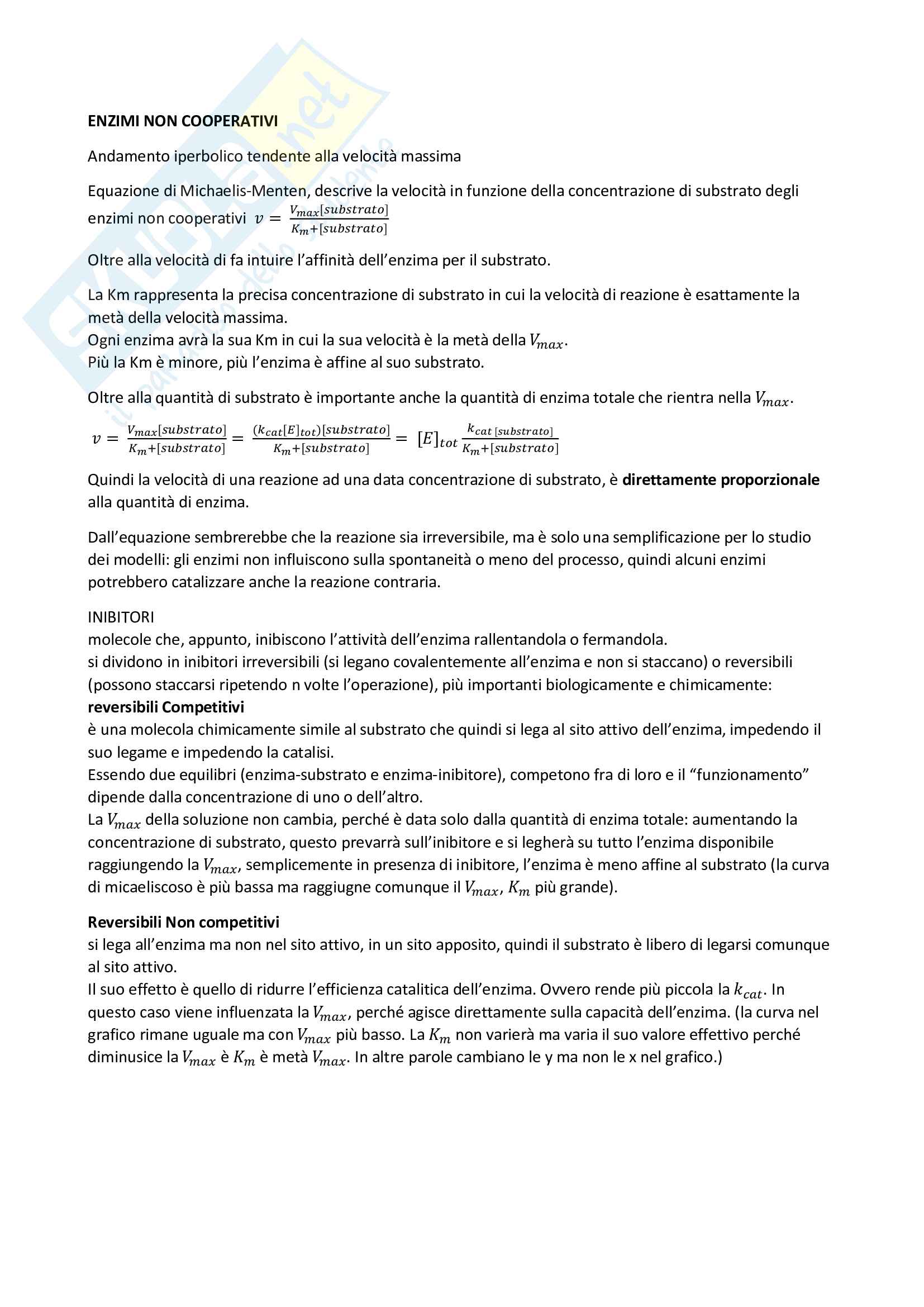 Appunti primo modulo di Biochimica e Analisi Biochimica degli Alimenti Pag. 2
