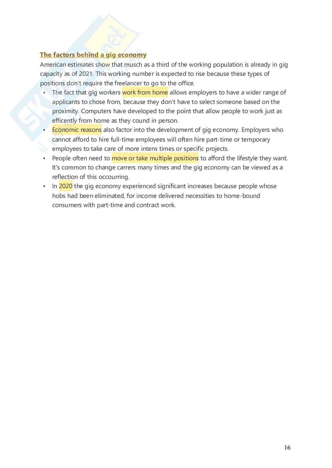 English for Business & Economics - Appunti completi per esame Pag. 16