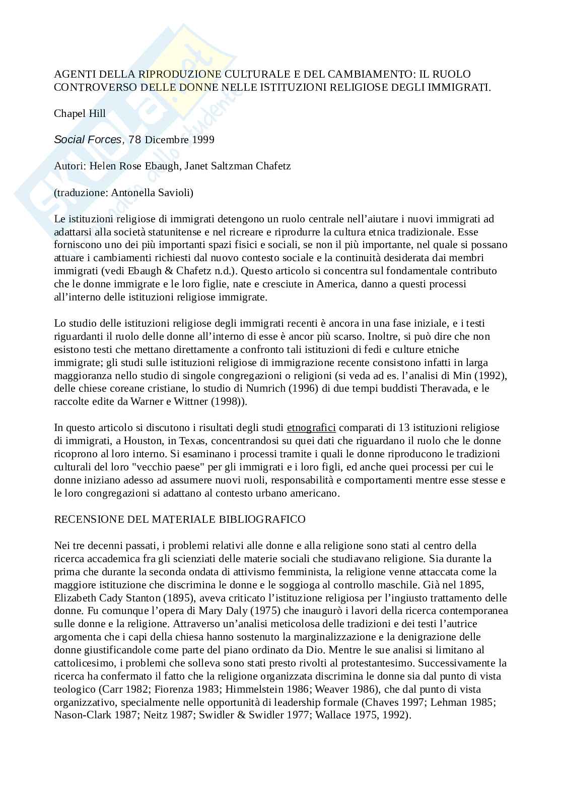 Agenti della riproduzione culturale Pag. 1