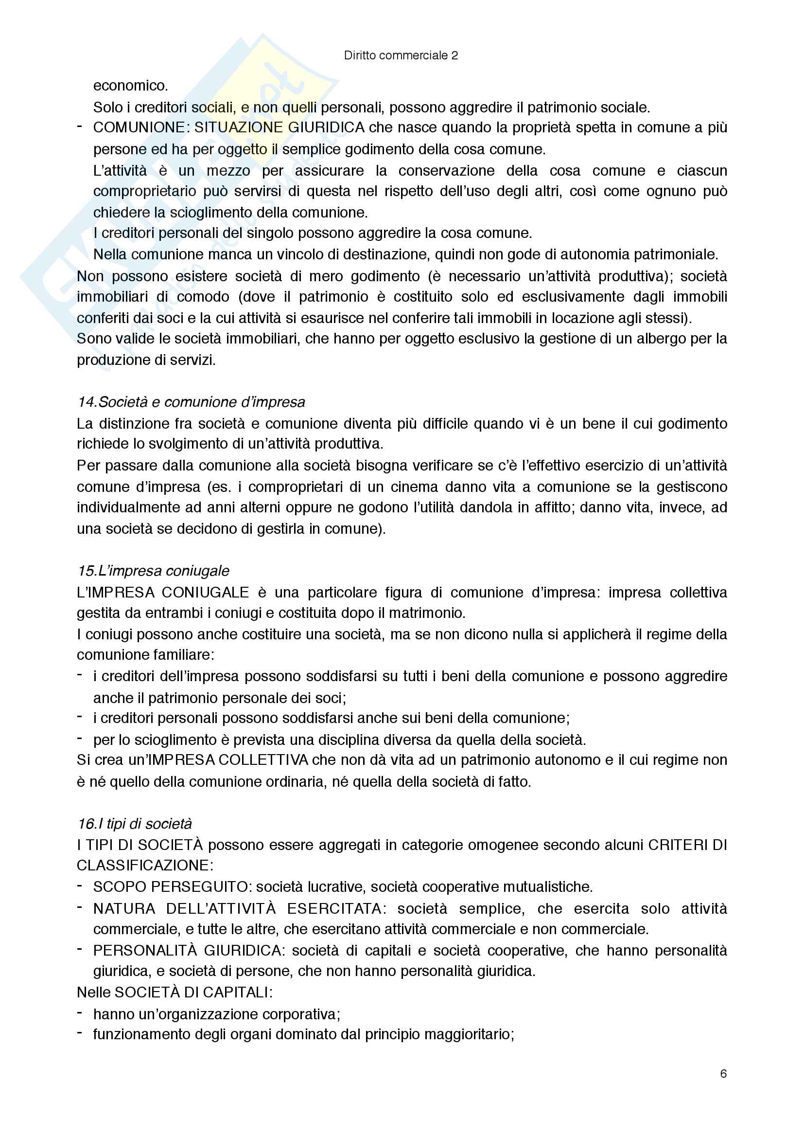 Riassunto esame Diritto commerciale, prof Mongillo,  libro consigliato Diritto delle società vol 2, Campobasso Pag. 6