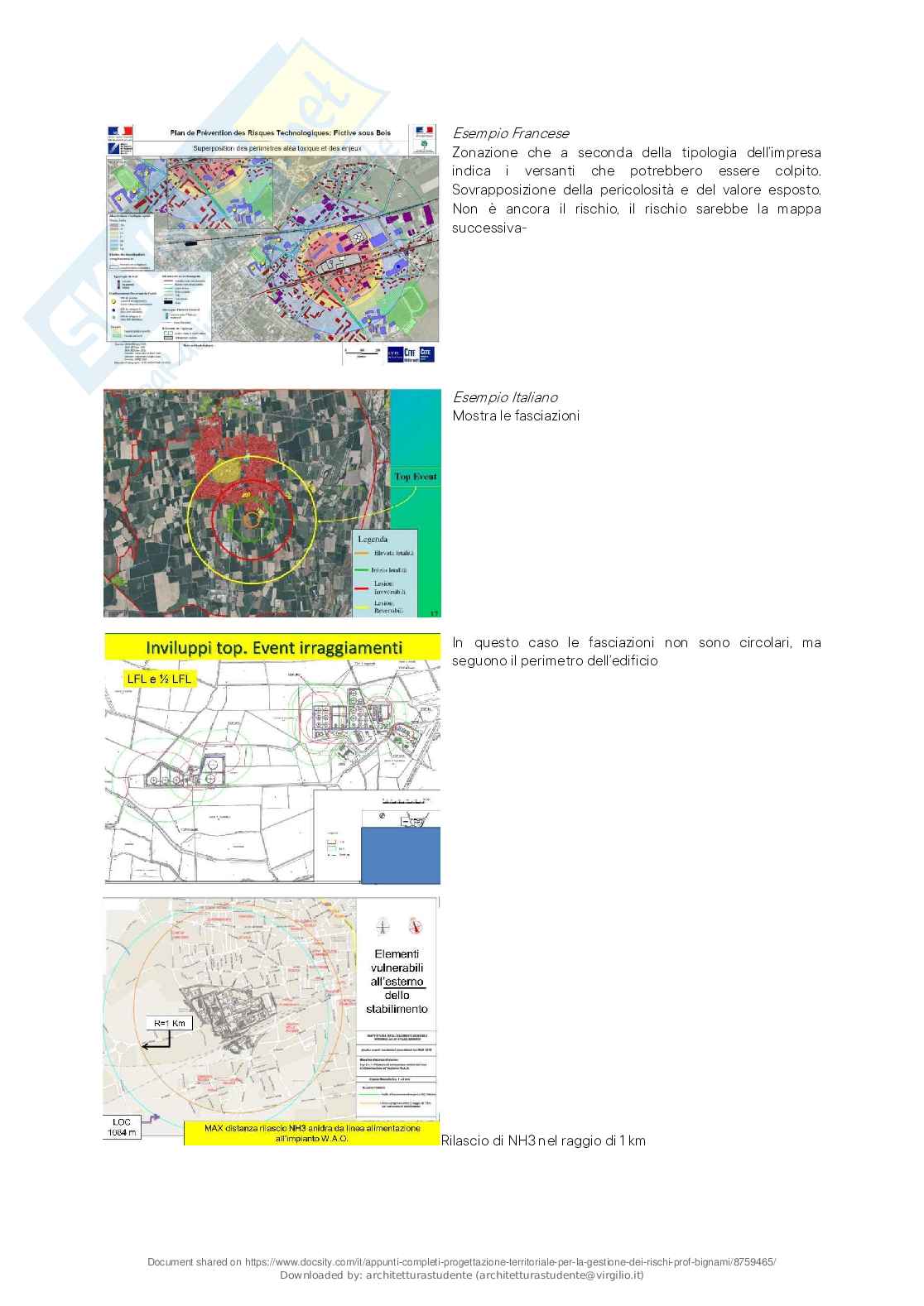 Appunti completi Progettazione territoriale per la gestione dei rischi  Pag. 56
