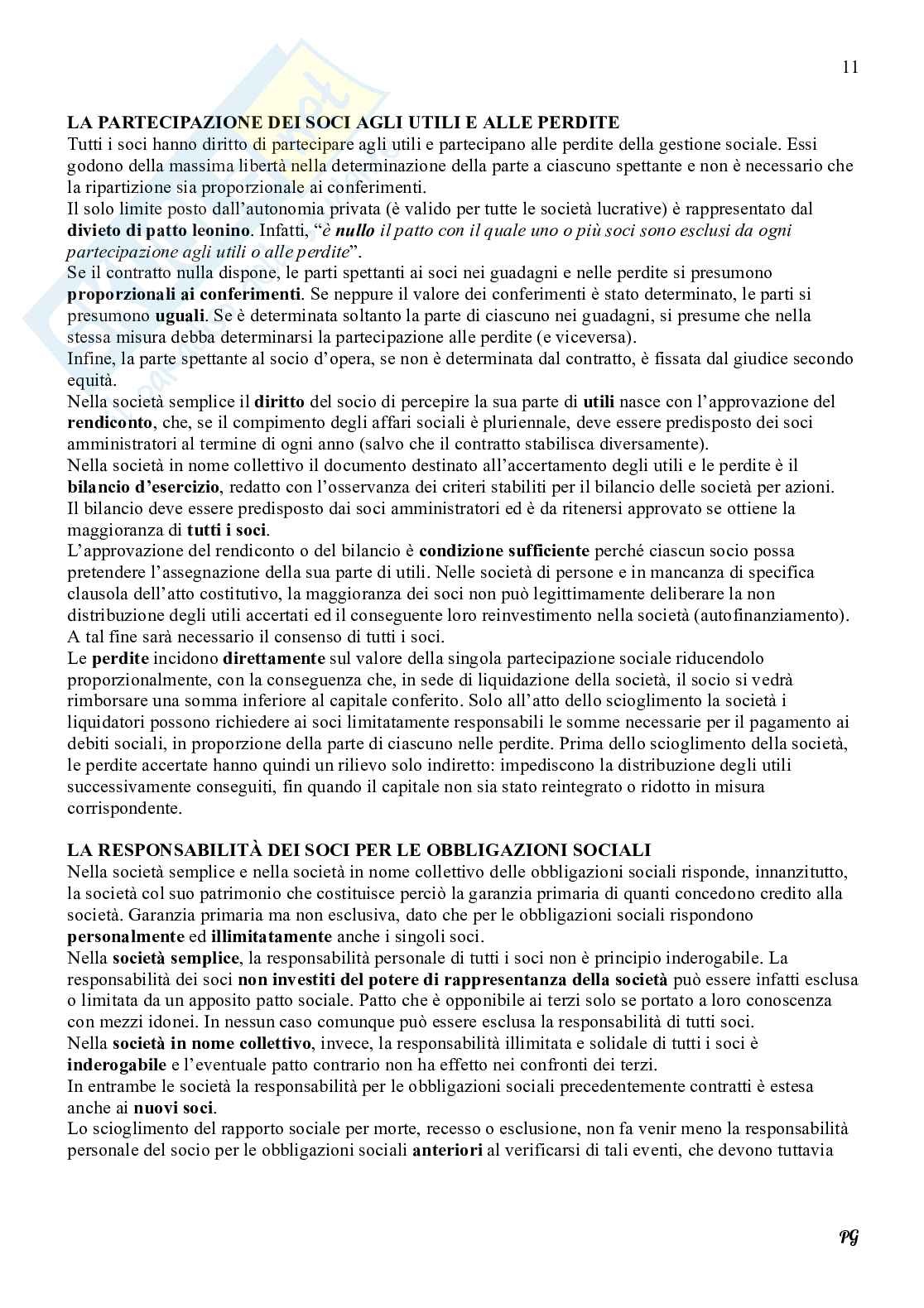 Riassunto esame Diritto commerciale , Prof. Gimigliano Gabriella, libro consigliato Manuale di Diritto commerciale (seconda parte), G. F. CAMPOBASSO Pag. 11