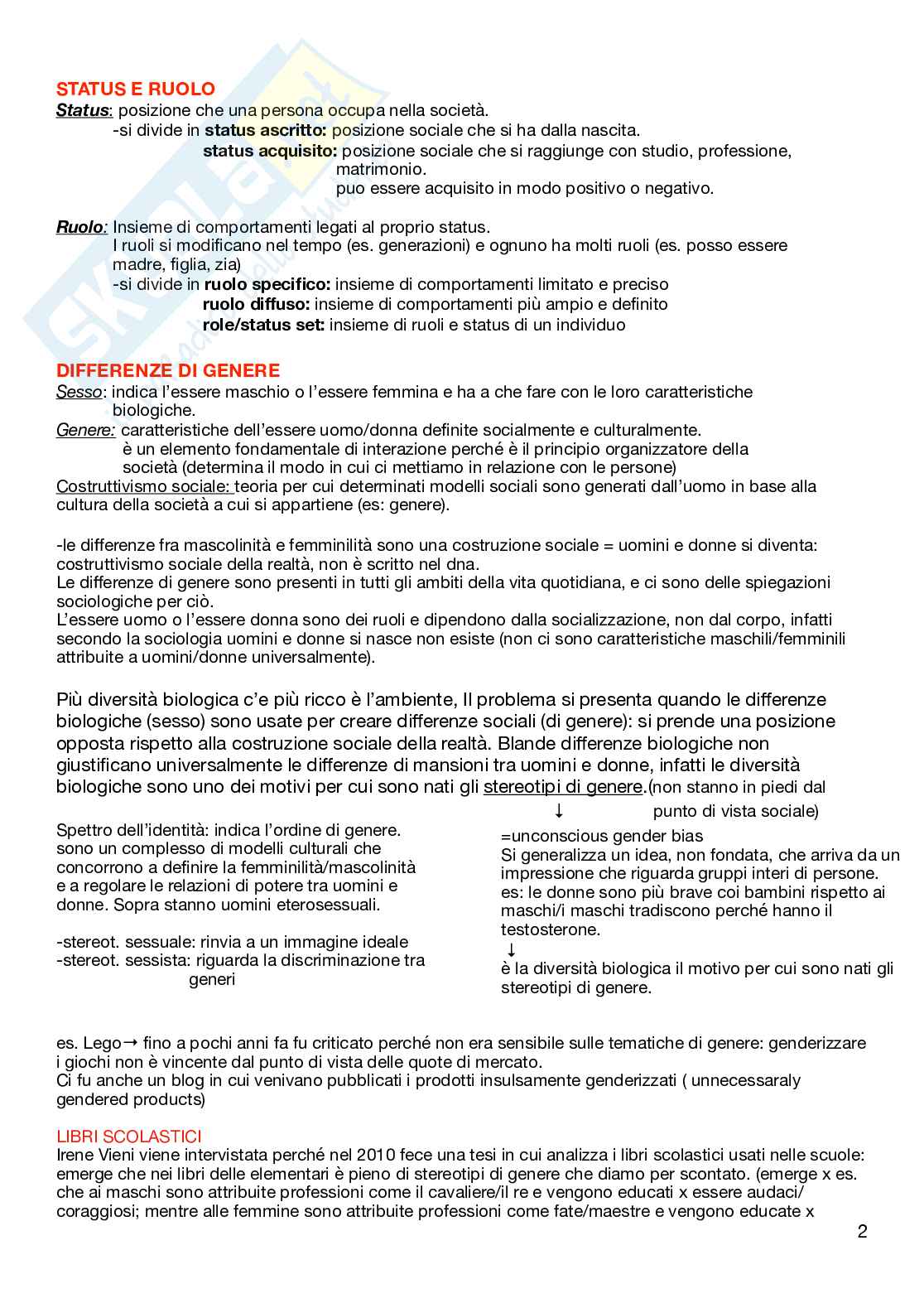 Appunti per l'esame di Sociologia dei consumi e del marketing Pag. 2