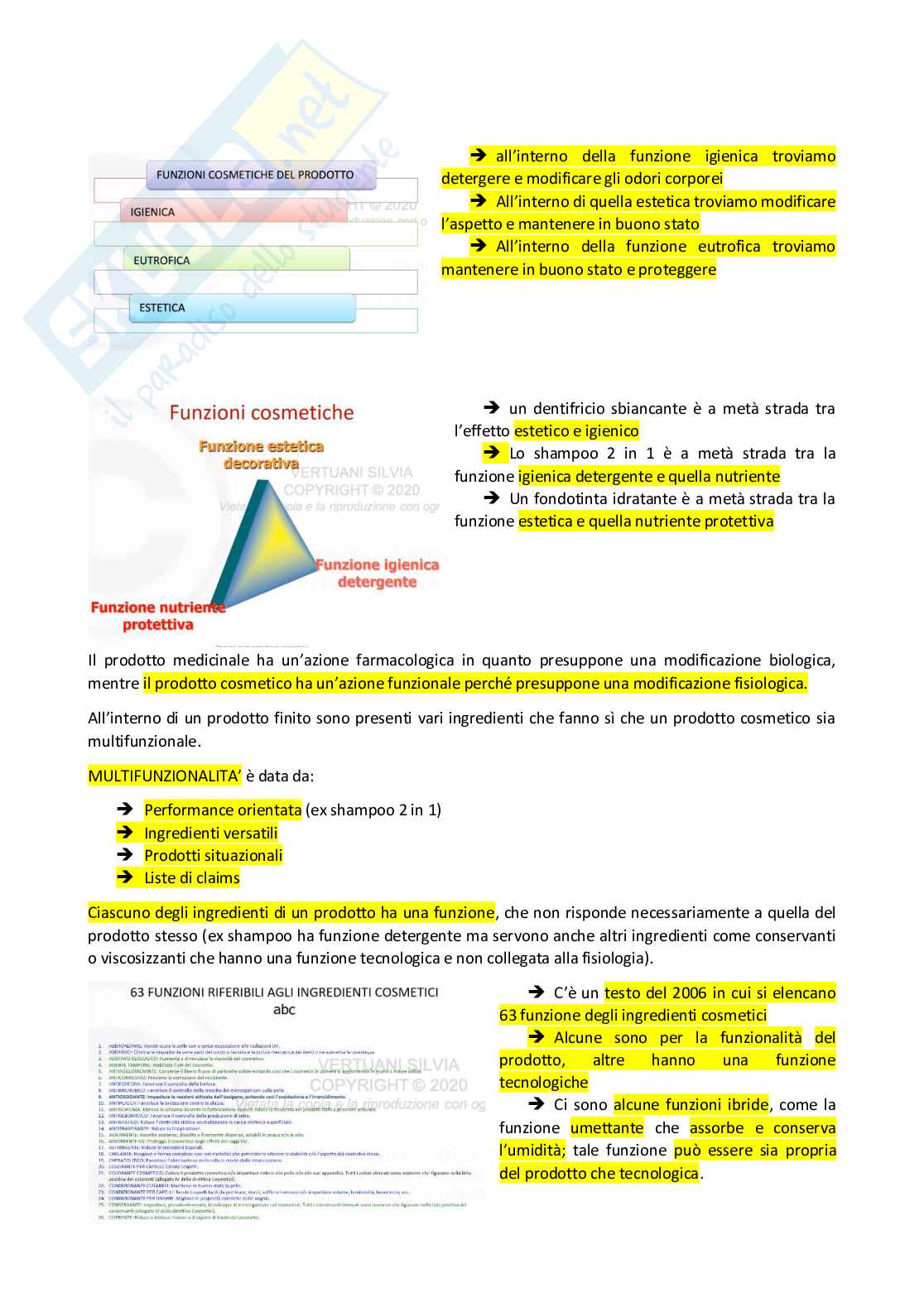 Appunti completi di Chimica cosmetica e cosmeceutica Pag. 2