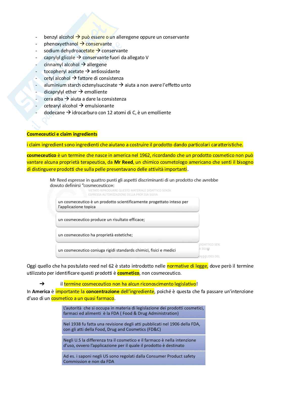 Appunti completi di Chimica cosmetica e cosmeceutica Pag. 41