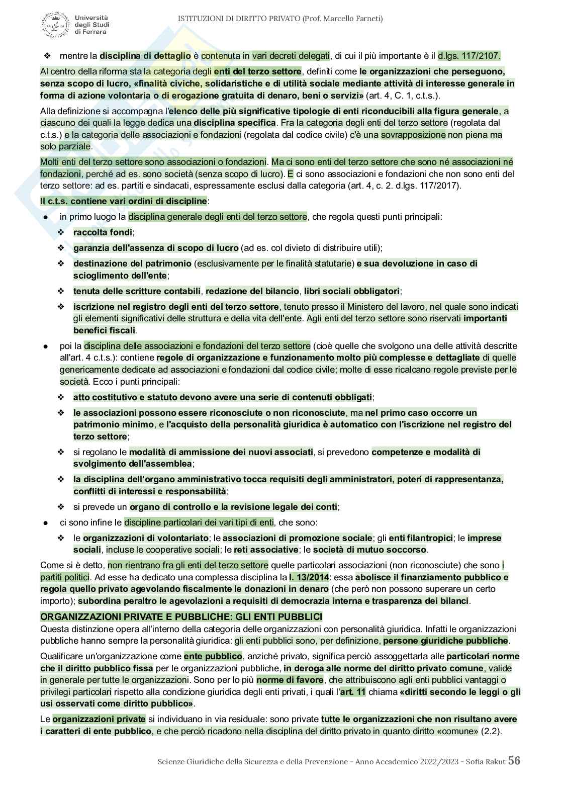 Riassunto esame Fondamenti romanistici del diritto europeo, Prof. Farneti Marcello, libro consigliato Roppo, Roppo Pag. 56
