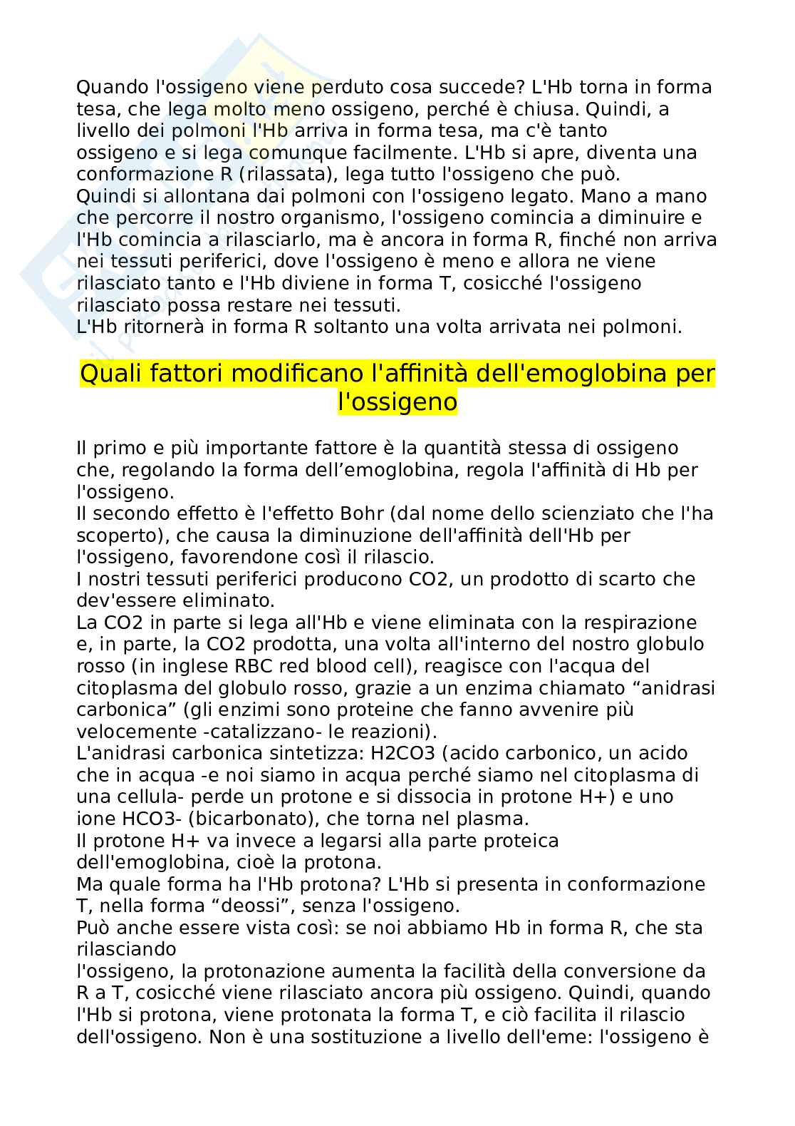 Emoglobina: un mondo da conoscere Pag. 6