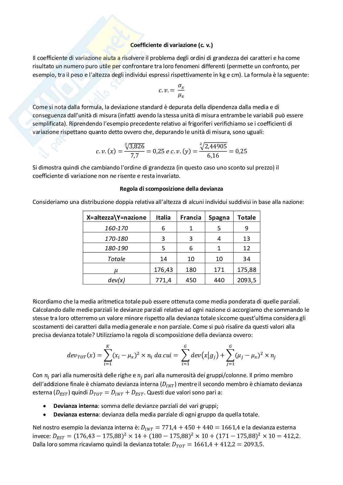 Statistica- Appunti ed esercizi completi Pag. 21